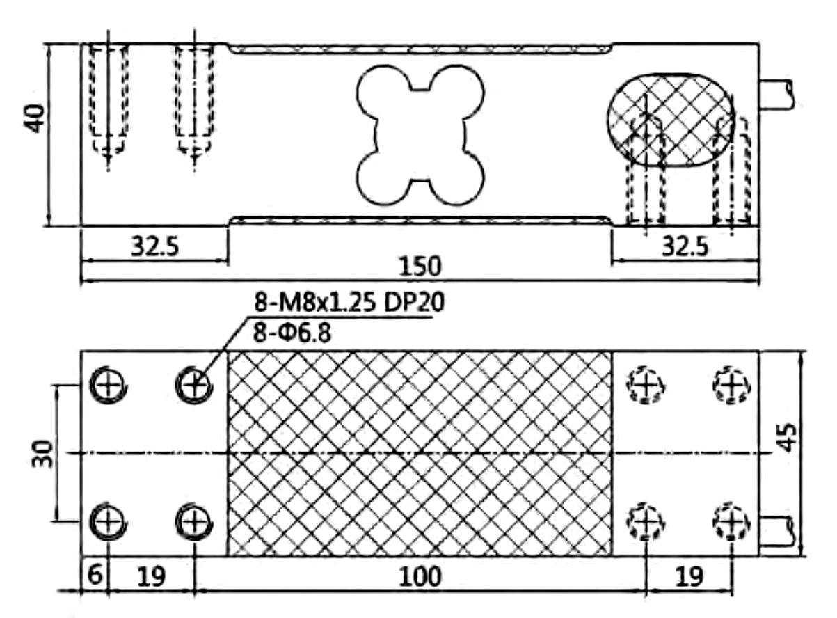 LCZ-301L尺寸圖 LCZ-301L尺寸圖